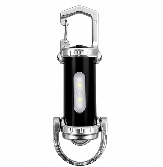1200LM Super Bright Rechargeable Keychain&SOS Flashlight-Waterproof