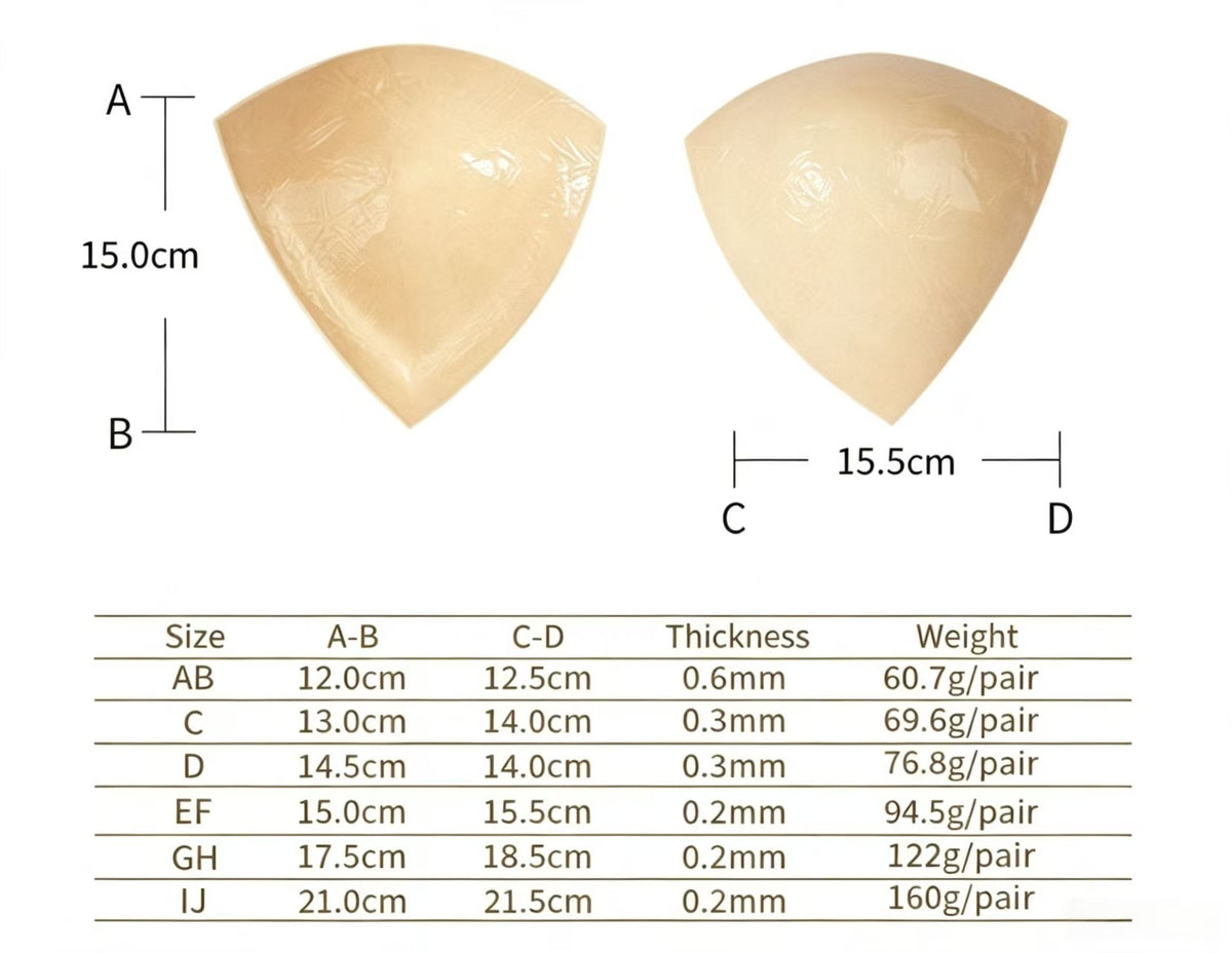 Women’s Double-Sided Adhesive Invisible Lift Inserts Bra.